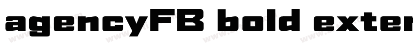 agencyFB bold extend字体转换 agencyFB bold extend字体转换